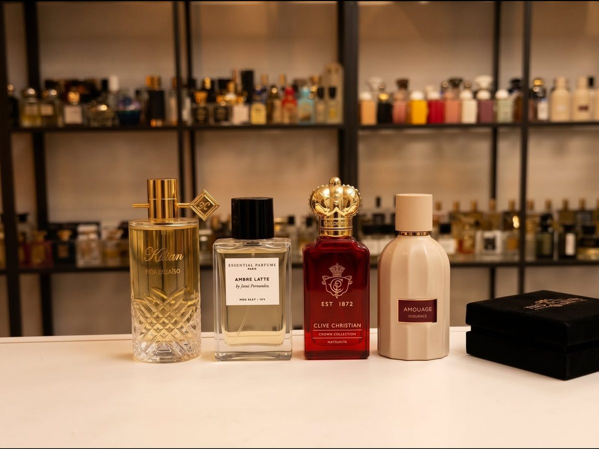 Здесь можно послушать ароматы Стойка в магазине KRD PARFUM: здесь слушают ароматы и помогают выбрать